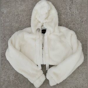 Ambiance Outerwear Faux Fur Jacket (S) NWOT